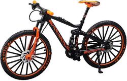 Mini 1:10 Legering Cykel Skala Model Dasktop Simulation Ornament Finger Mountain Bikes Legetøj Orange