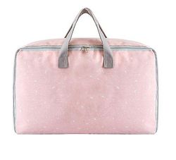 Handuo Bærbar dyneopbevaringspose, opbevarings- og sorteringspose Pink