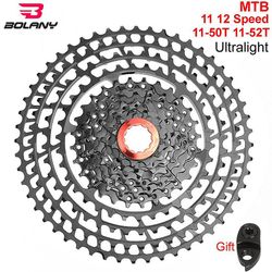 Ultralet Svinghjul Mountainbike Kassetter 11 12 Speed Mtb Cykel Frihjul Cykel Tandhjul 50t 52t For Shimano Hg Black Sort 12S 52T