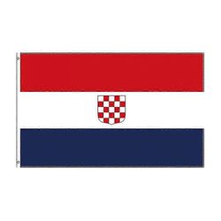 3x5 Ft Kroatia 1941-1945 Lippu Polyesteri Painettu Historiallinen Banneri Sisustus - HZ 60 x 90 cm 1990-146