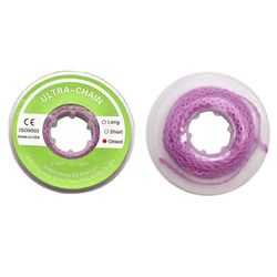 Hammashoidon oikomishoidon elastinen voimaketju kumi erittäin luja voimaketju suljettu etäisyyskela 4,75 m violetti Closed