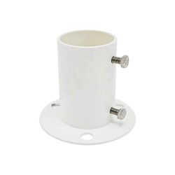 1,5 tuuman ruostumattomasta teräksestä valmistettu laippaistuimen verhotangon istuin, pyöreä putkiistuimen kiinnike, kodin rautapyyhe T