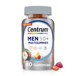 Centrum Multigummies Multivitamin miehille 50+, Gummies, Hedelmät, 80 Ea