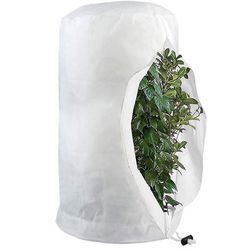 Frostbeskyttelsesposer til planter, genanvendeligt plantebeskyttelsesdæksel med snøre, havefleeceposer vinter Grøn XXL-200x240cm
