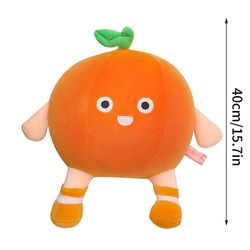 unbrand Orange Doll plysj leketøy Happy Fruit plysj pute Soft Plushie Kids Gift 40CM