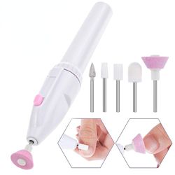 Elektrisk Nail Set Manicure Machine Nail Drill File Grinder Grooming Kit Nail Buffer Poler Remover Remover