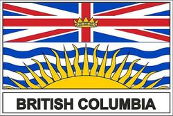 Sarl Acacha Stick tarra lippu Kanada Brittiläinen Kolumbia