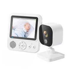 2,8 tuuman langattomat itkuhälyttimet, joissa on kameran ääni 2-suuntainen puhevideo babyphone ips -näyttö vauvan videopuhelin vauvan lastenhoitaja...