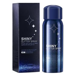 Glitter Spray hiuksille vartalo Nopeasti kuivuva vedenpitävä vartaloglitter naisille tytöille 60ml 1pcs