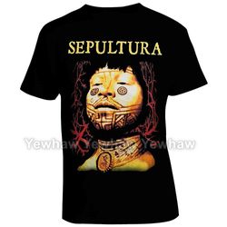Hishark Sepultura Roots T-Shirt sort L