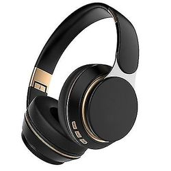 Coosilo Trådløs Bluetooth Sports Headphone Foldbar Hovedmonteret Stereo Headset sort