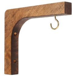 Riippukoukku kasveille Puinen kasvikiinnike Seinäkiinnike Kasvit Ripustin Kukkaruukun kiinnike Kuten 15.10X13.00X2.00CM