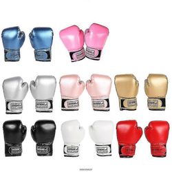Lasten nyrkkeilyhanskat lapsille Nuorten nyrkkeilysäkki Potkunyrkkeily Muay Thai Mitts MMA Training Sparraus Hanskat 3-10 v Tw punainen