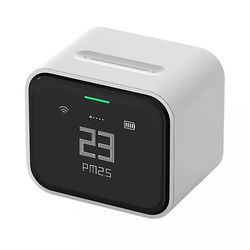 Ruili Retina Touch Ips Screen Mobile Touch Betjening Screen Clear Air Detector Lite Version Mi Home Pm2.5 Air Monitor understøtter Apple Homekit