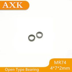 Salgsfremstød Gratis forsendelse 10 stk. Åben type Mr74 lejer 4x7x2 mm miniaturekugle L-740