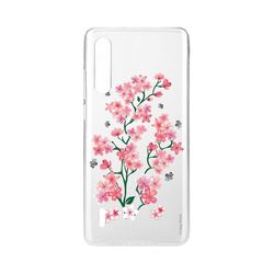 Crazy Kase Hull For Xiaomi Mi 9 Lite Soft Sakura Blomster