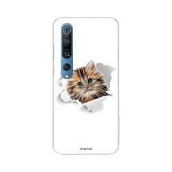 Crazy Kase Skrog til Xiaomi Mi 10 Pro Soft Cute Cat