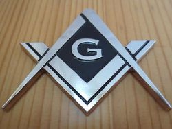 Bricks Masons Kompas og firkantet g bil emblem
