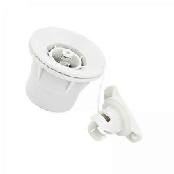 4xBoat ilmaventtiilisovittimen korkki ilmatulppa puhallettaville venekajakeille ilmapatjavene Valkoinen 6.3cmx4.3cmx5cm