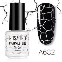 Initially Sprakande nagellim Vittrad Burst Light Therapy Gel Nail Glue Crackle Nagellack RTA632