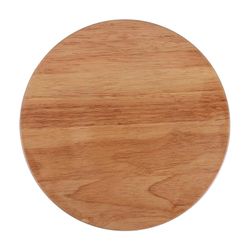 Pyöreä baarijakkara Vaihtoistuin Puinen jakkara Mukavat istuimet kotikäyttöön 1 setti Beige 25.00X25.00X2.10CM