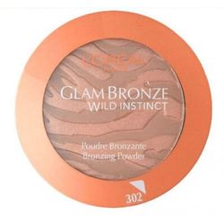 L'Oreal Glam Bronze Wild Instinct Powder-302 Keskipitkä kävely villillä puolella