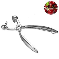 Ny 6 Cherry Fruit Kitchen Pitter Remover Olive Corer Fjern Pit Tool Seed Gadge Frugt Og Grøntsager Tools Cherry Pitter Sliver 01