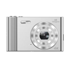 Andoer-2 Andoer 4K digitaalikamera videokamera 48MP 2,4 tuuman IPS-näyttö automaattitarkennus 16X digitaalinen zoom anti-s Hopea