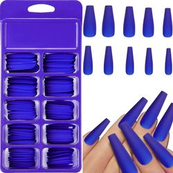 Grape Pp 100pcs Professionel Coffin Falske negle, ballet Negle Lang Akryl Nail