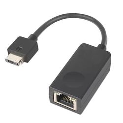 Vaihtokaapelisovitin RJ45 Ethernet-sovitin Lenovo Thinkpad X280,X390,X390 Yoga,X395,X1 Yoga -laitteille Musta