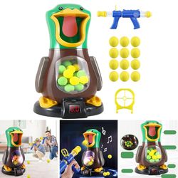 Ankka-ammuntalelut Kohdeammuntapelit + pehmeät vaahtopallot Aktiviteetti Lasten lahja Paketti A