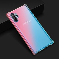 AIR Smukt stødsikkert TPU-etui med airbag til Samsung Galaxy S9 - lyserød grøn