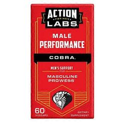Action Labs Male Performance Cobra, 60 Count (1 kpl pakkaus)
