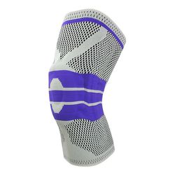 1Pcs fitness kører knæ støtte beskytte gym sport seler knæpude elastisk nylon silicium polstret kompression knæ pad 03 Xl