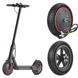 1 par 9-tommer solid til Xiaomi M365 Pro / Pro 2 / Pro 3 elektrisk scooter, 350W forhjulsmotornav og