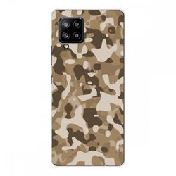 Crazy Kase Hull Til Samsung Galaxy A42 5g Silikone Soft 1 Mm, Ørken militær camouflage