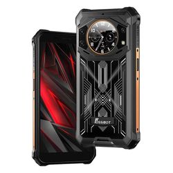 Fossibot F101 Pro 4G kestävä älypuhelin 8G + 128G oranssi