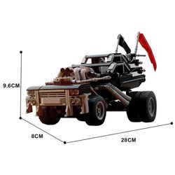 Redkid Mad Max Moc Gigahorse Rakennuspalikat Elokuvat Ajoneuvo Auto DIY Mallisarjat Kuolematon Armada Lelut Palikat Aikuisten lasten syntymäpäiväla...