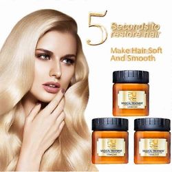 3kpl PURC Magic hiustenhoito keratiini arganöljy 5 sekuntia naamio juuren korjaus ravitseva