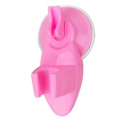 Brusehovedbeslag Brusehoved base Stå Badeværelse Sprinkler Holder justerbar Punch Free Stærk Sucker Type Pink