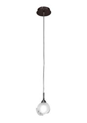 Inspired Lighting Fragma Loft Vedhæng 1 Lys G9, Sort Krom