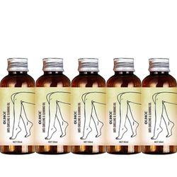 Turvotusta lievittävä ja lievittävä öljy, hierontaöljy hierontaterapiaan, rentouttava vartalo- ja kasvoöljy kipeille lihaksille 5pcs