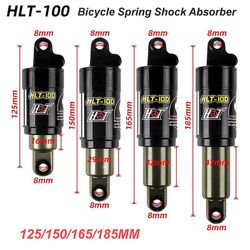 Hlt-100 Mountainbike Bageste Stød 125/150/165/185mm 850/1000 Lbs Aluminium Alloy Oil Bike Foråret Shock For E-cykel Sne Cykel 125 mm x 850 kg