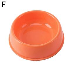 2025 muovinen koiran kissan lemmikkikulho halkaisijaltaan 20 cm ruokaveden ruokinta-astian syöttölaite Oranssi