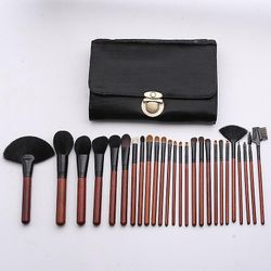 Makeup Børste Sæt Animal Hår Makeup Brush Set Eye Shadow Brush Pulver Paint Professional Makeup Tools Sort fløjl