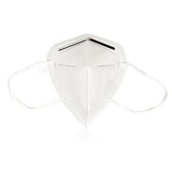 Ebox Kn95 ansigtsmasker - 50 stk., hvid - høj filtreringseffektivitet, behagelig pasform