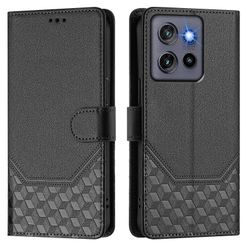 Nahkakotelo Motorola Edge 50 Neolle Musta