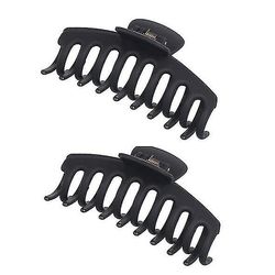 Zhuopai Kvinders Akryl Frosted Grab Clip Hår Klip Kombination Sæt set10