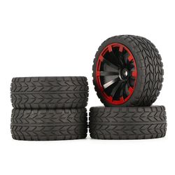4stk 125mm 10 Kontur Y Ord Føtal blomst Off-road fælg og dæk til 1/10 Monster Truck Racing Rc Bil tilbehør