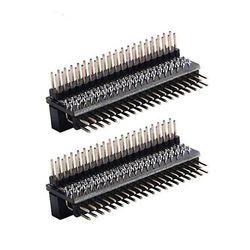 2stk Gpio Edge Extension Til 4b / 3B+ / 3B / Zero W / Zero Male Header Double Row Straight Gpio Hea